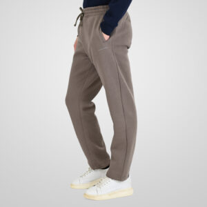 262RPAN-6048 JOGGER PANTS WITH ELASTIC WAISTBAND AND HIGH DENSITY PRINT (RELAXED FIT) (BRUSHED FLEECE) TAUPE - Image 3