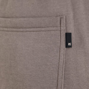 262RPAN-6048 JOGGER PANTS WITH ELASTIC WAISTBAND AND HIGH DENSITY PRINT (RELAXED FIT) (BRUSHED FLEECE) TAUPE - Image 6