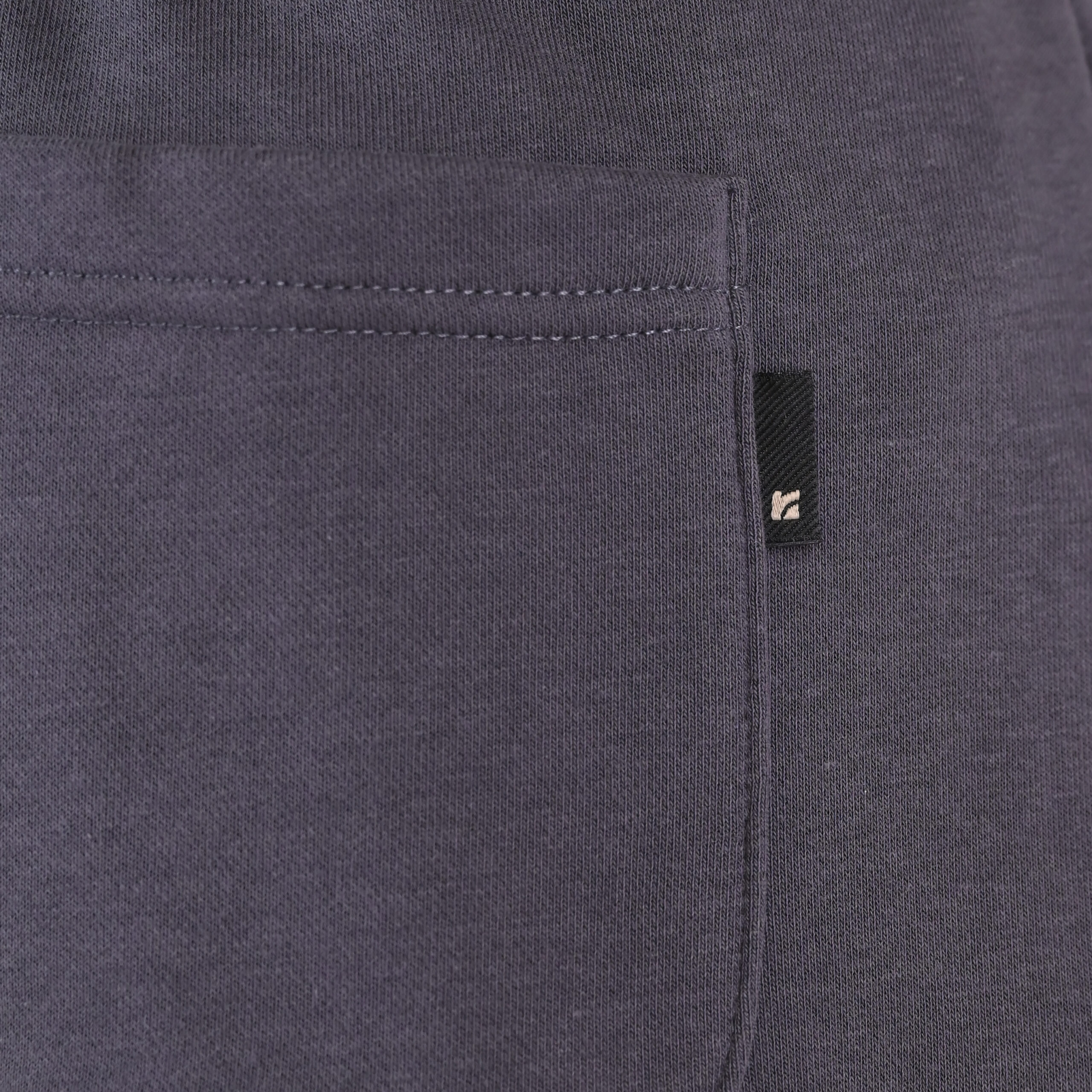 262RPAN-6049 JOGGER PANTS WITH ELASTIC WAISTBAND. HEM AND DENSE EMBROIDERY (TERRY FLEECE) ANTHRACITE - Image 5
