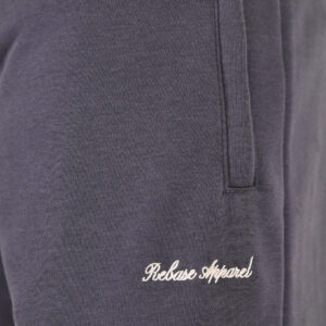 262RPAN-6049 JOGGER PANTS WITH ELASTIC WAISTBAND. HEM AND DENSE EMBROIDERY (TERRY FLEECE) ANTHRACITE - Image 6