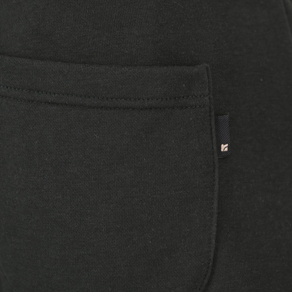 262RPAN-6049 JOGGER PANTS WITH ELASTIC WAISTBAND. HEM AND DENSE EMBROIDERY (TERRY FLEECE) DEEP FOREST