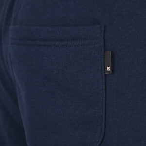 262RPAN-6049 JOGGER PANTS WITH ELASTIC WAISTBAND. HEM AND DENSE EMBROIDERY (TERRY FLEECE) NAVY - Image 6
