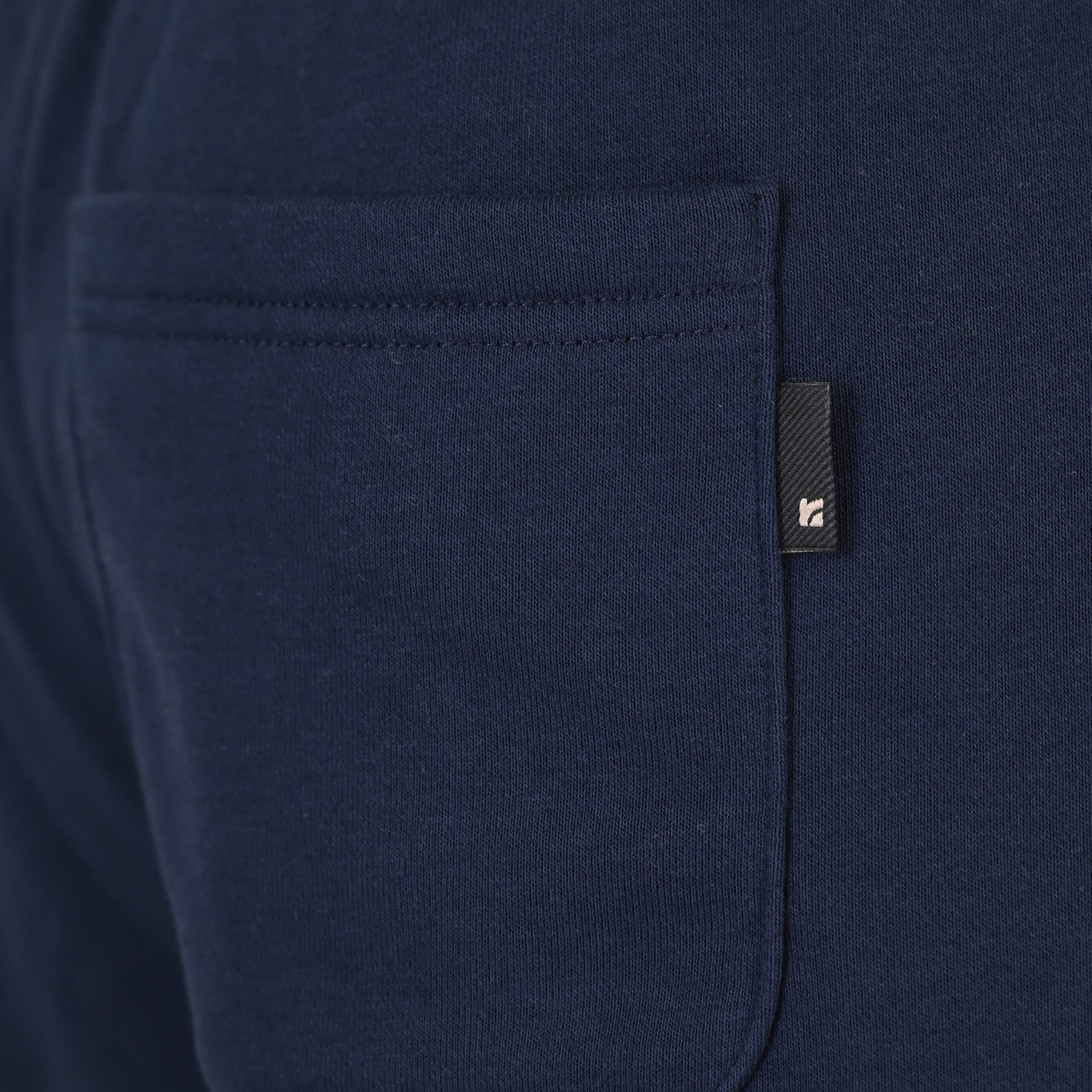 262RPAN-6049 JOGGER PANTS WITH ELASTIC WAISTBAND. HEM AND DENSE EMBROIDERY (TERRY FLEECE) NAVY - Image 6