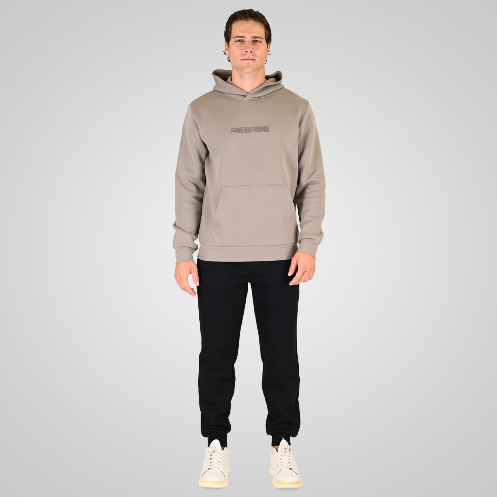 262RPAN-6050 JOGGER PANTS WITH ELASTIC WAISTBAND AND HEM (INTERLOCK) BLACK