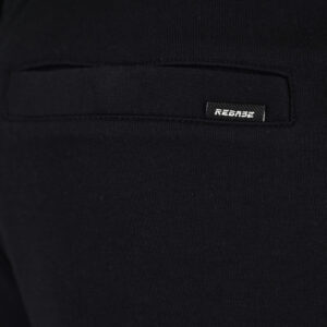 262RPAN-6050 JOGGER PANTS WITH ELASTIC WAISTBAND AND HEM (INTERLOCK) BLACK - Image 6