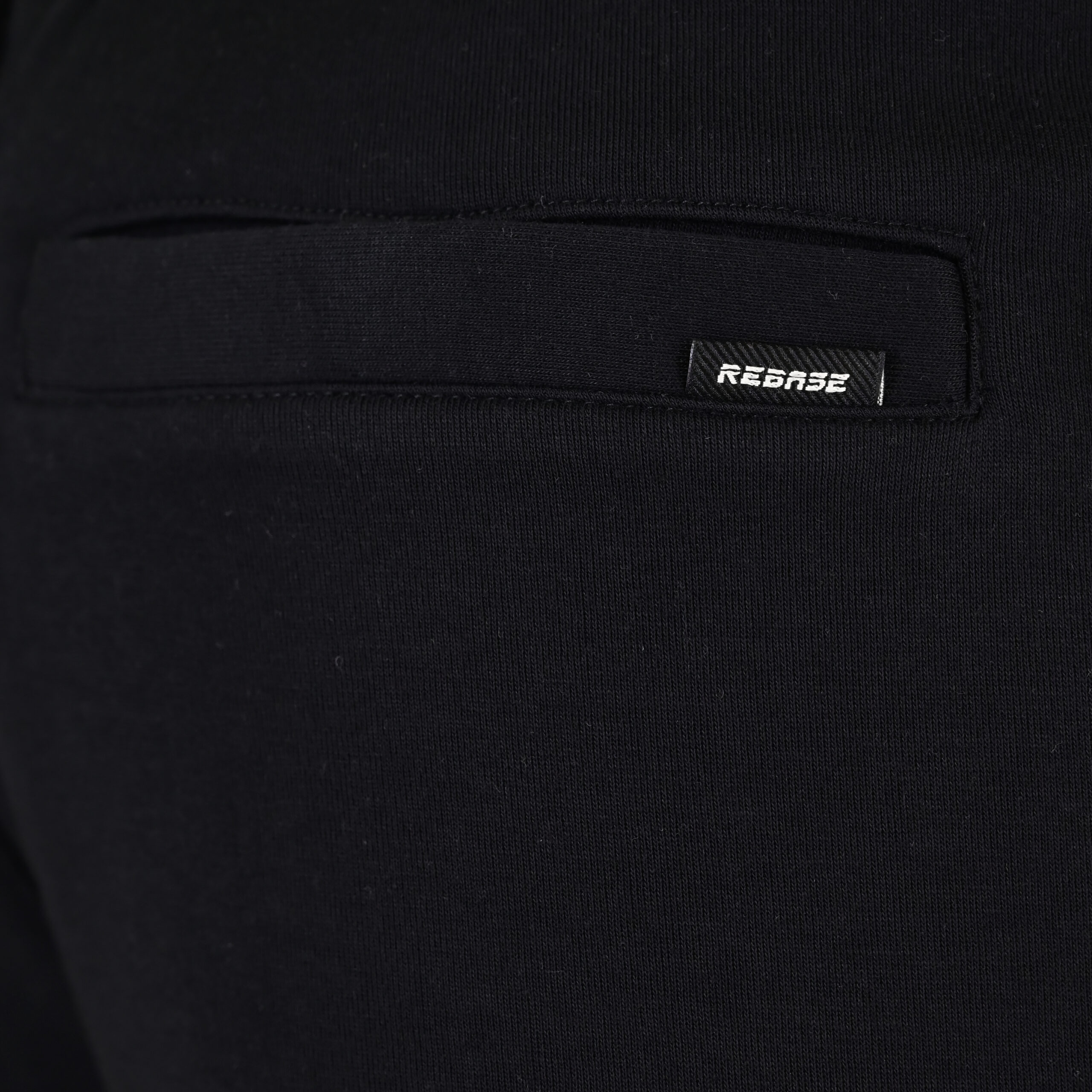 262RPAN-6050 JOGGER PANTS WITH ELASTIC WAISTBAND AND HEM (INTERLOCK) BLACK - Image 6