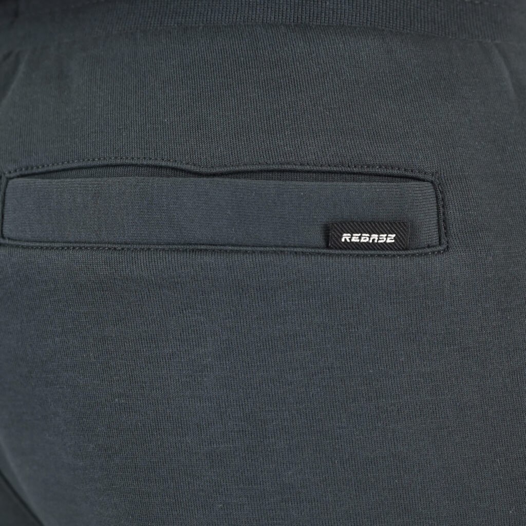 262RPAN-6050 JOGGER PANTS WITH ELASTIC WAISTBAND AND HEM (INTERLOCK) SHADOW BLUE