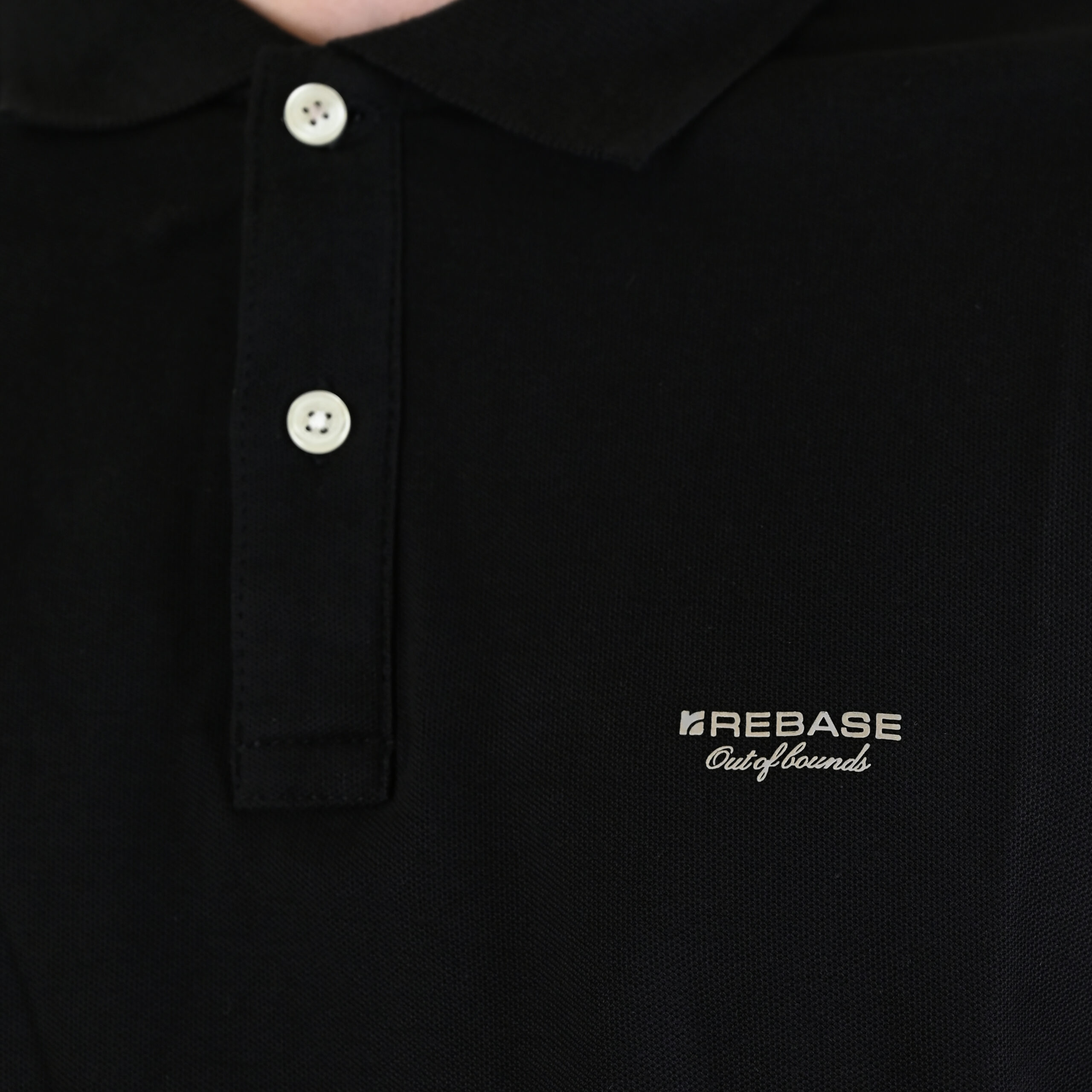 262RPS-3091 POLO PIQUE BLACK - Image 5