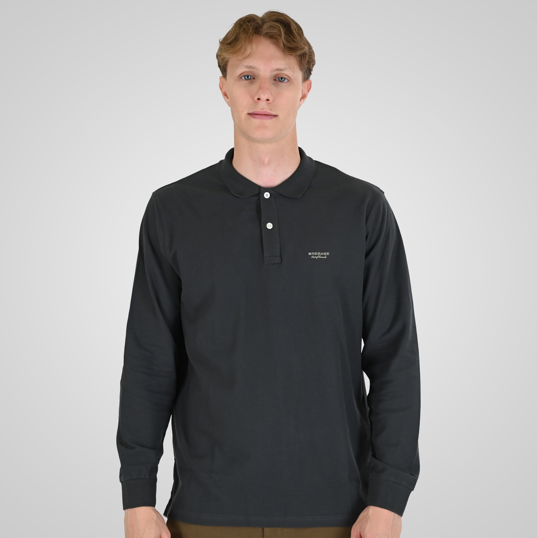 262RPS-3091 POLO PIQUE DK KHAKI - Image 1