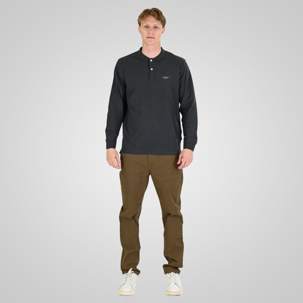 262RPS-3091 POLO PIQUE DK KHAKI