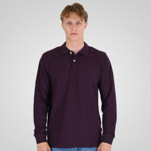 262RPS-3091 POLO PIQUE DK RASPBERRY