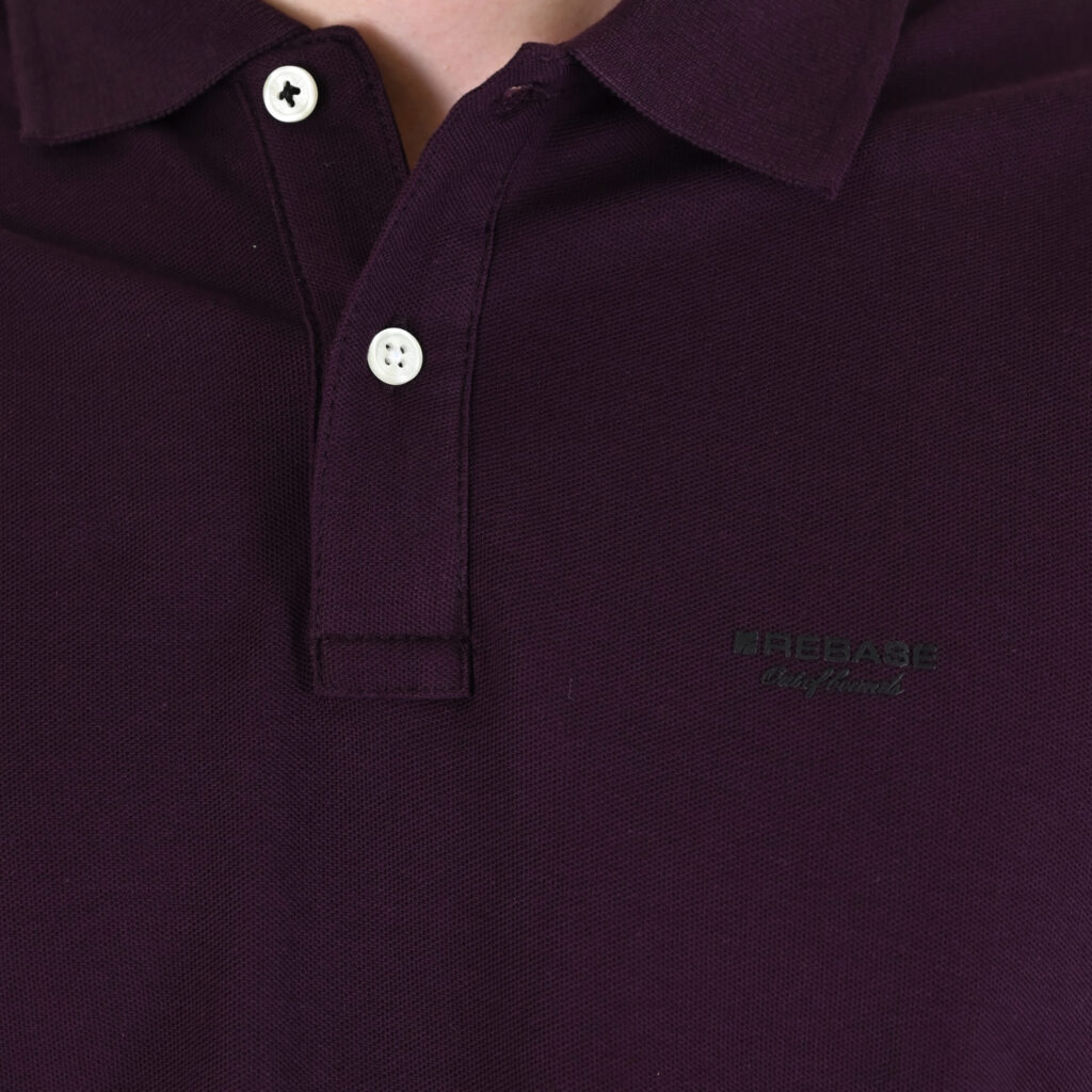 262RPS-3091 POLO PIQUE DK RASPBERRY