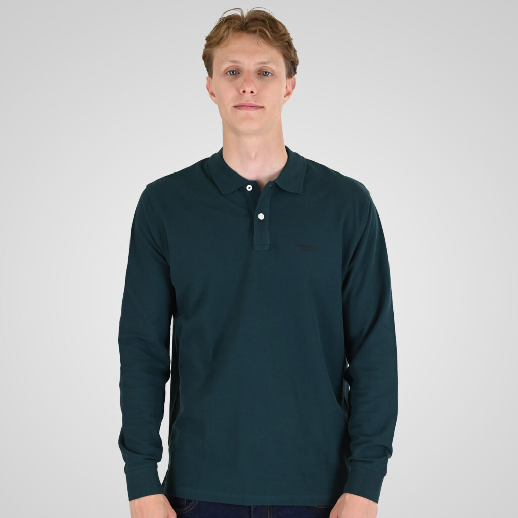 262RPS-3091 POLO PIQUE FOREST GREEN