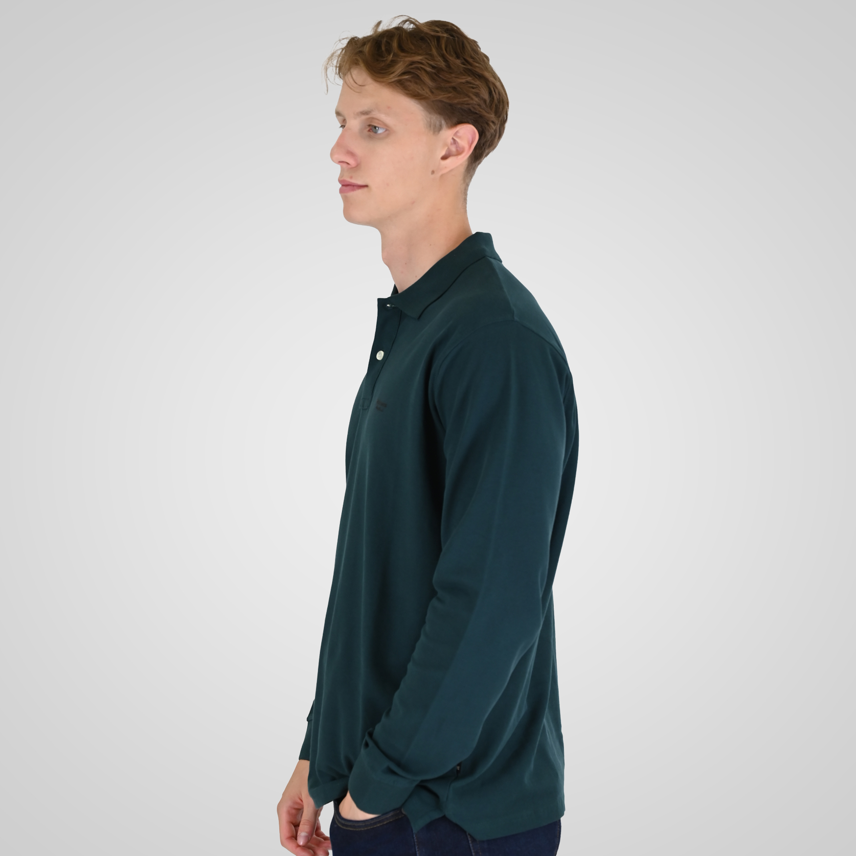 262RPS-3091 POLO PIQUE FOREST GREEN - Image 3