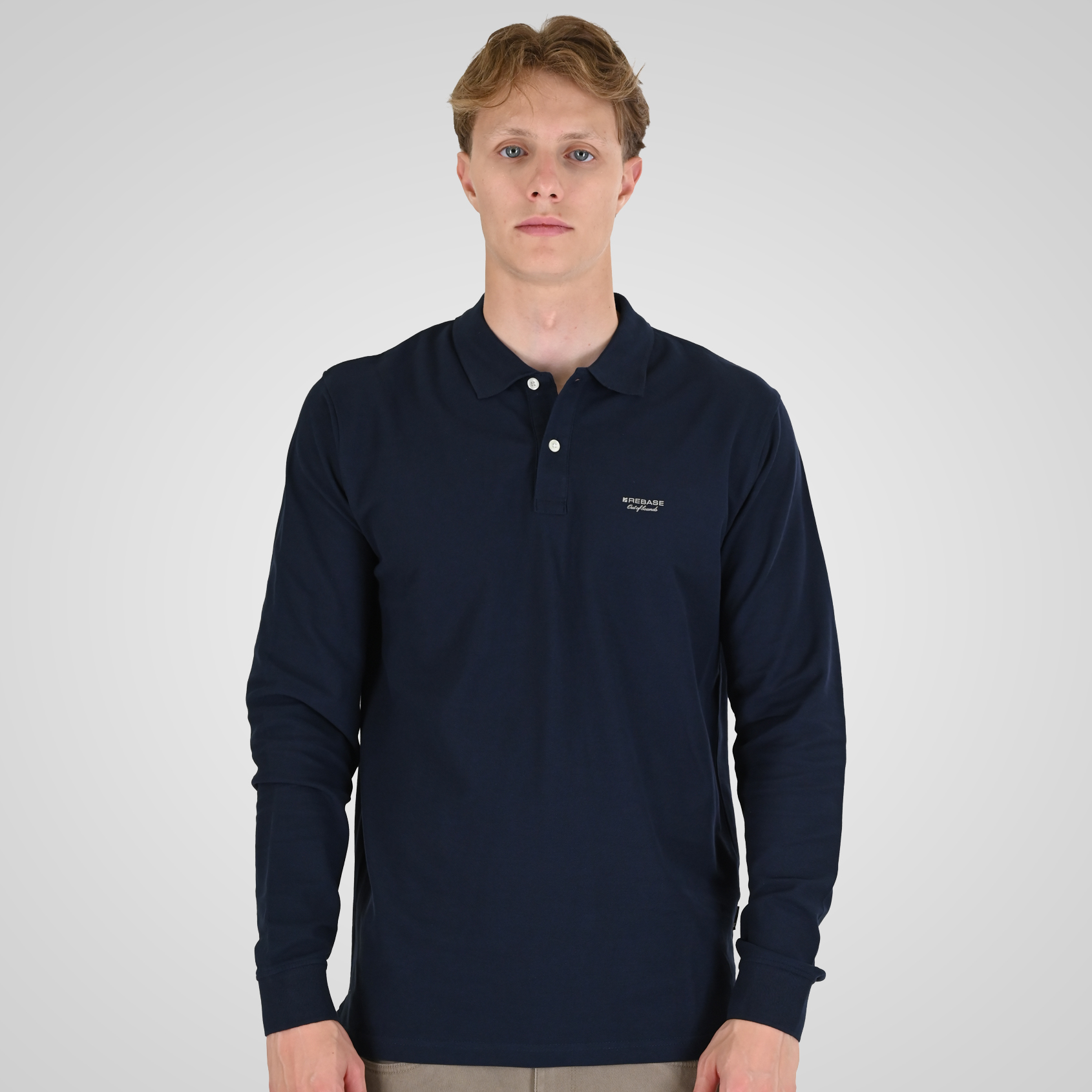 262RPS-3091 POLO PIQUE NAVY - Image 1