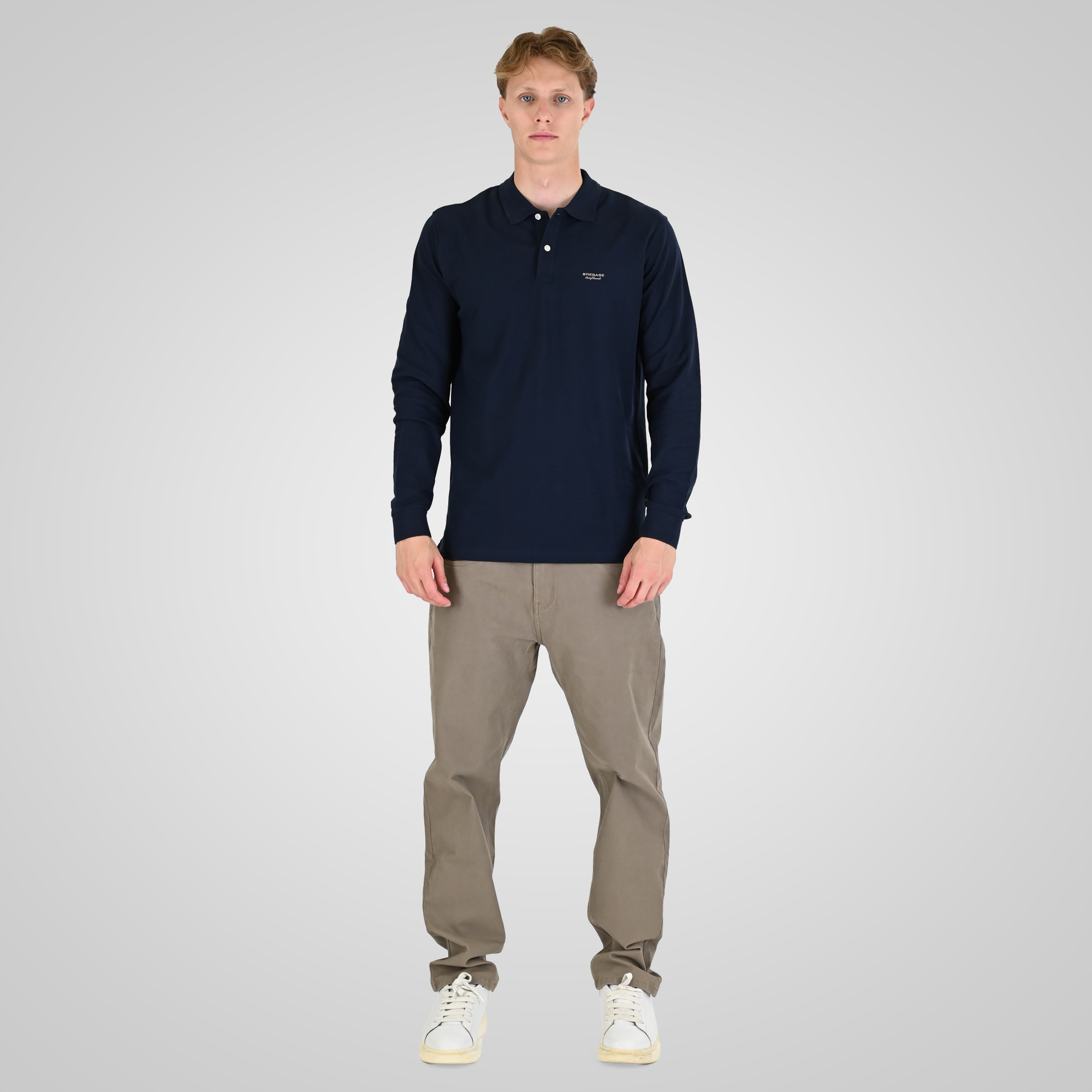 262RPS-3091 POLO PIQUE NAVY - Image 2