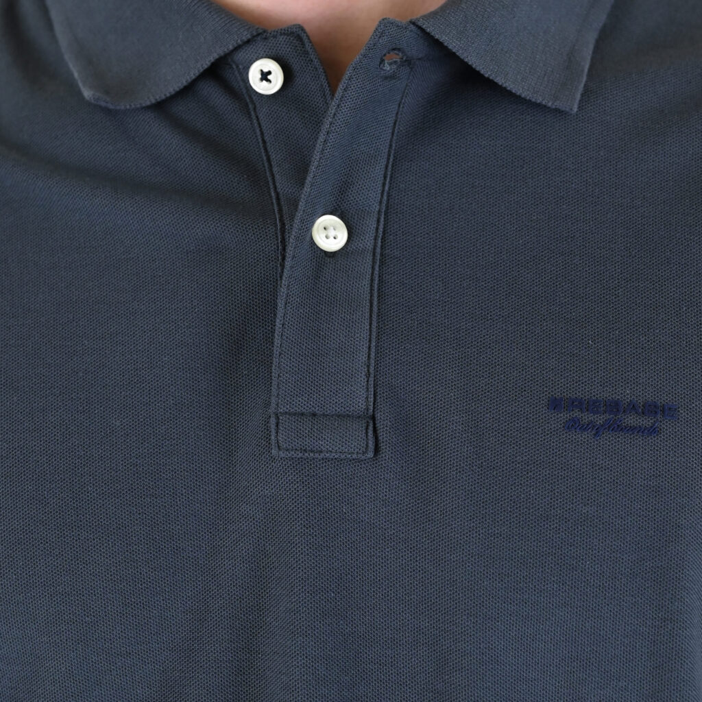 262RPS-3091 POLO PIQUE STEEL BLUE