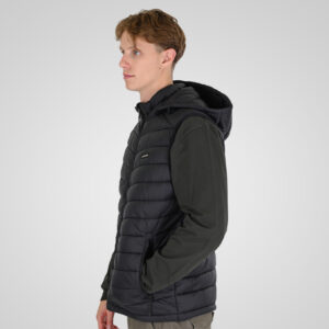 262RSJK-2085 JACKETS SLEEVELESS BLACK - Image 3