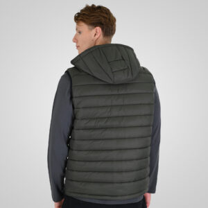 262RSJK-2085 JACKETS SLEEVELESS LEAF GREEN - Image 4