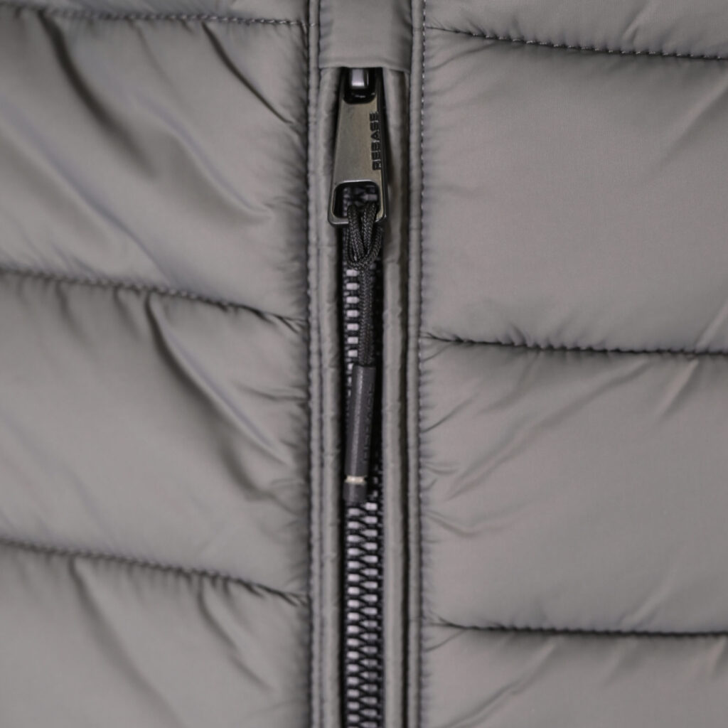 262RSJK-2085 JACKETS SLEEVELESS SMOKE GREY