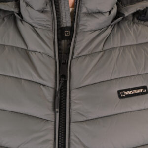 262RSJK-2085 JACKETS SLEEVELESS SMOKE GREY - Image 6