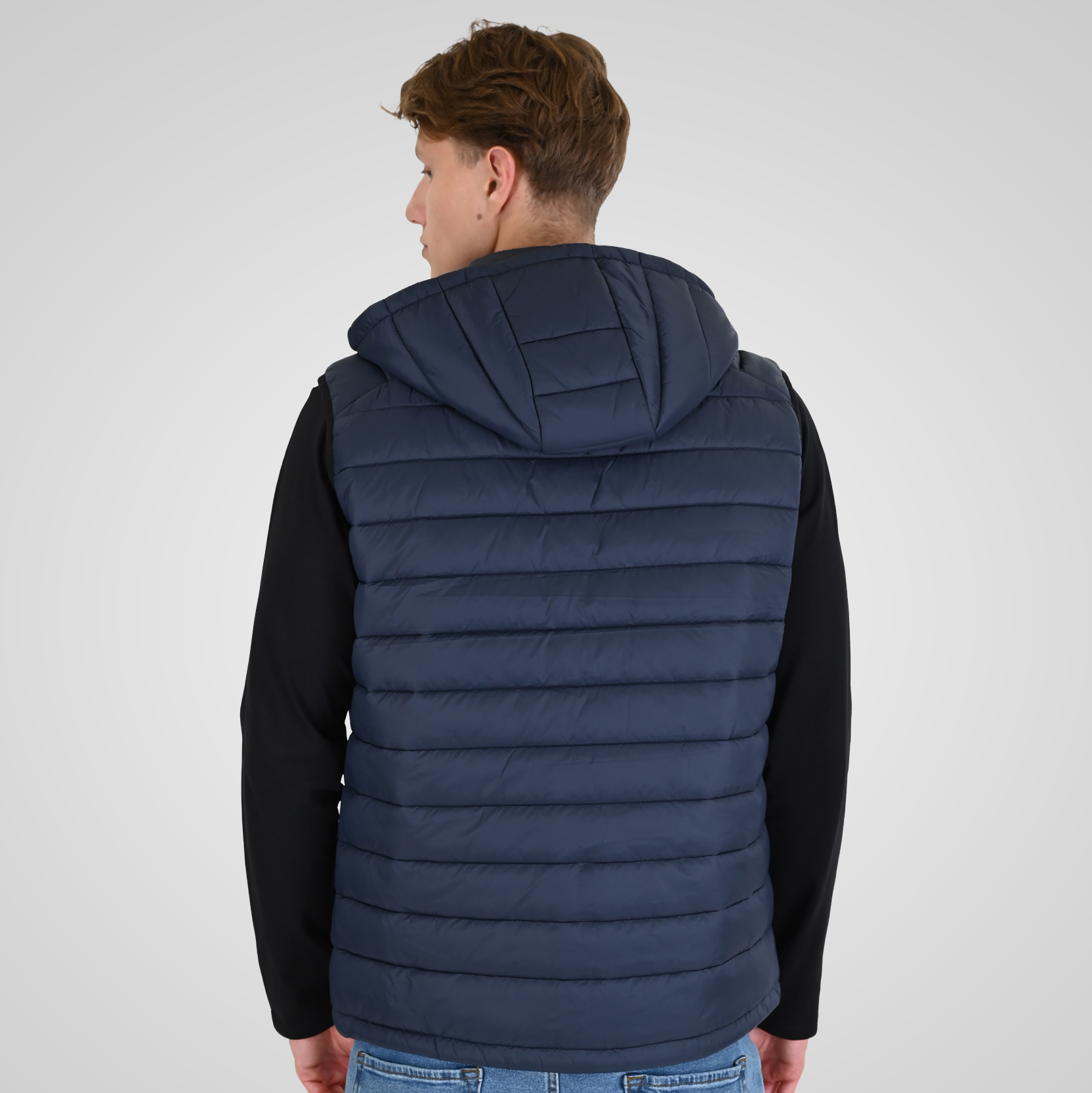262RSJK-2085 JACKETS SLEEVELESS SPACE BLUE - Image 4