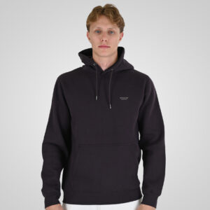 262RTOP-1100 HOODIE WITH HIGH DENSITY PRINT (BRUSHED FLEECE) AUBERGINE