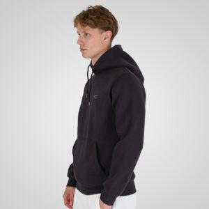 262RTOP-1100 HOODIE WITH HIGH DENSITY PRINT (BRUSHED FLEECE) AUBERGINE - Image 3