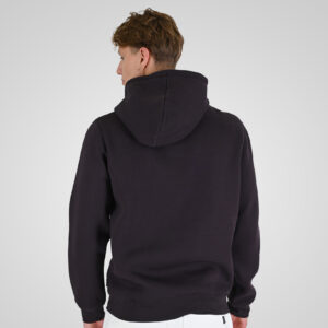262RTOP-1100 HOODIE WITH HIGH DENSITY PRINT (BRUSHED FLEECE) AUBERGINE - Image 4