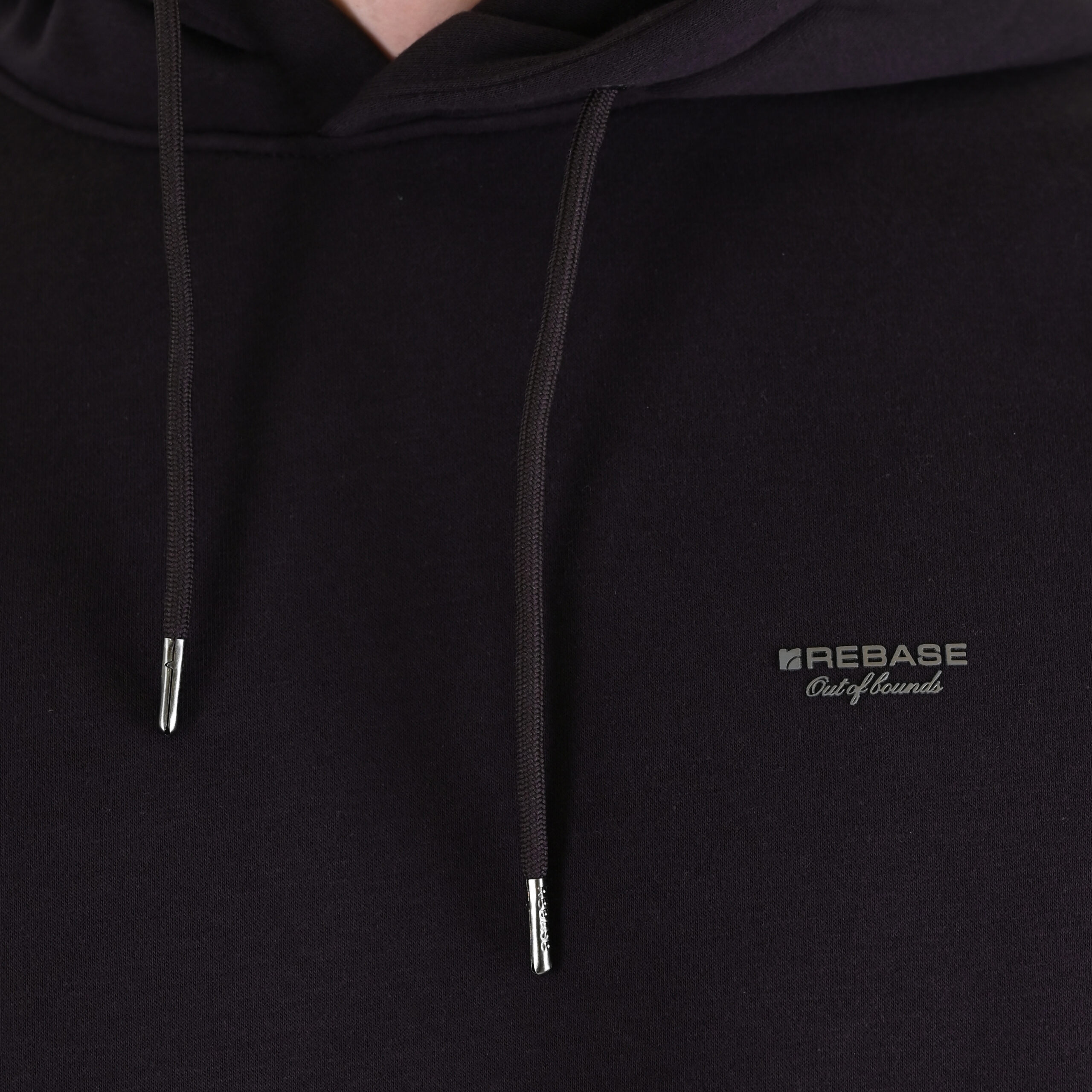 262RTOP-1100 HOODIE WITH HIGH DENSITY PRINT (BRUSHED FLEECE) AUBERGINE - Image 5