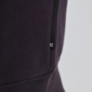 262RTOP-1100 HOODIE WITH HIGH DENSITY PRINT (BRUSHED FLEECE) AUBERGINE - Image 6