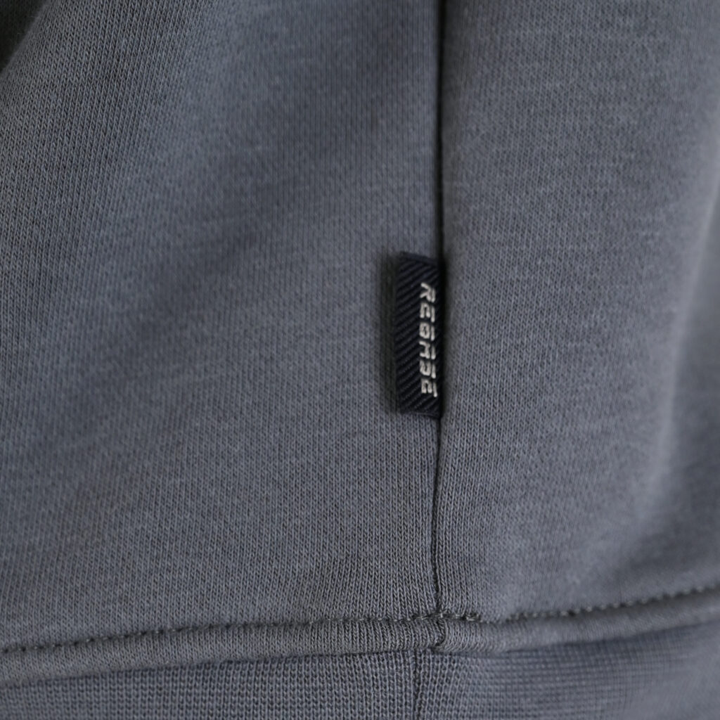 262RTOP-1100 HOODIE WITH HIGH DENSITY PRINT (BRUSHED FLEECE) CLOUDY GREY