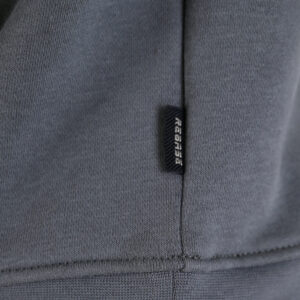 262RTOP-1100 HOODIE WITH HIGH DENSITY PRINT (BRUSHED FLEECE) CLOUDY GREY - Image 6