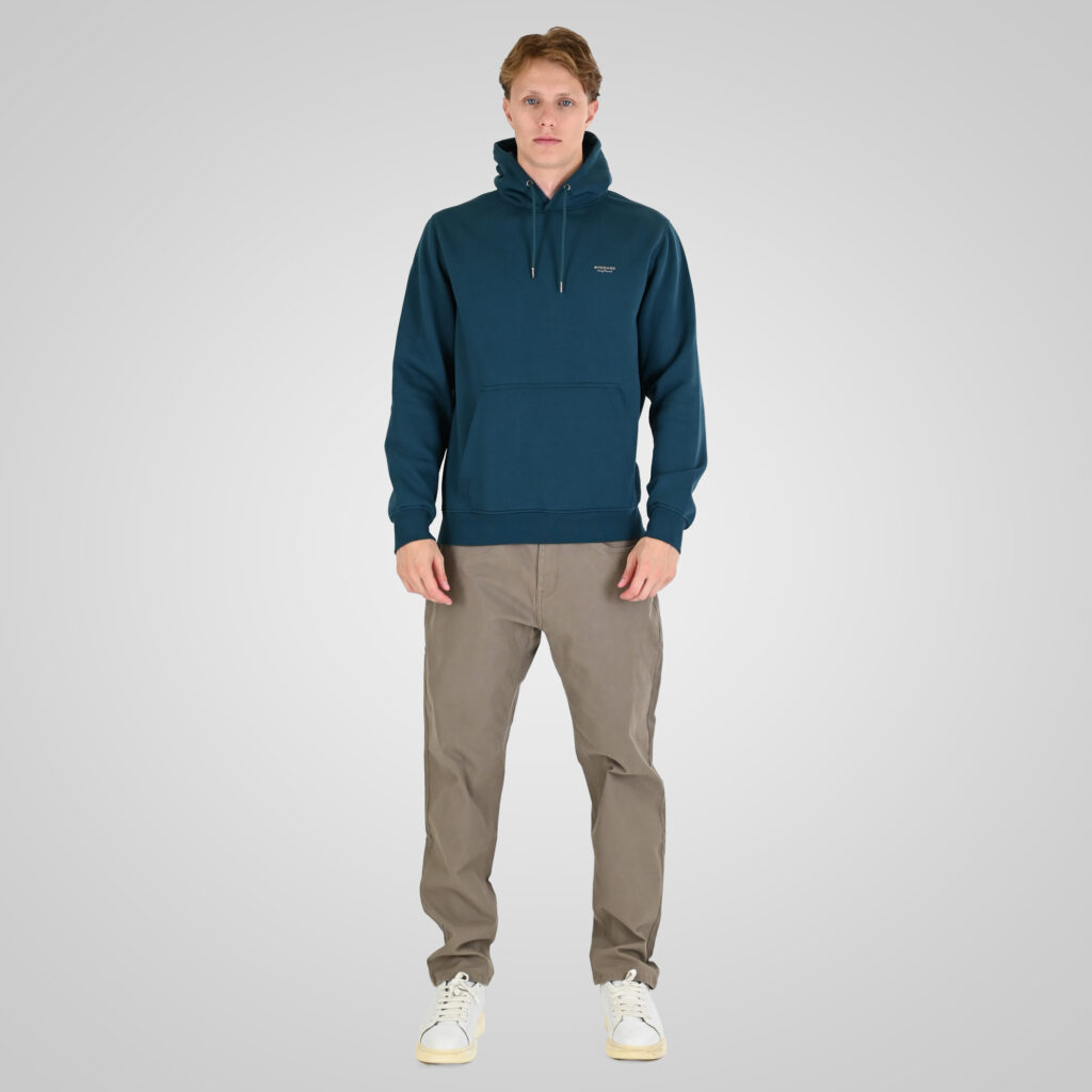 262RTOP-1100 HOODIE WITH HIGH DENSITY PRINT (BRUSHED FLEECE) TEAL