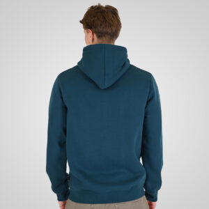 262RTOP-1100 HOODIE WITH HIGH DENSITY PRINT (BRUSHED FLEECE) TEAL - Image 4