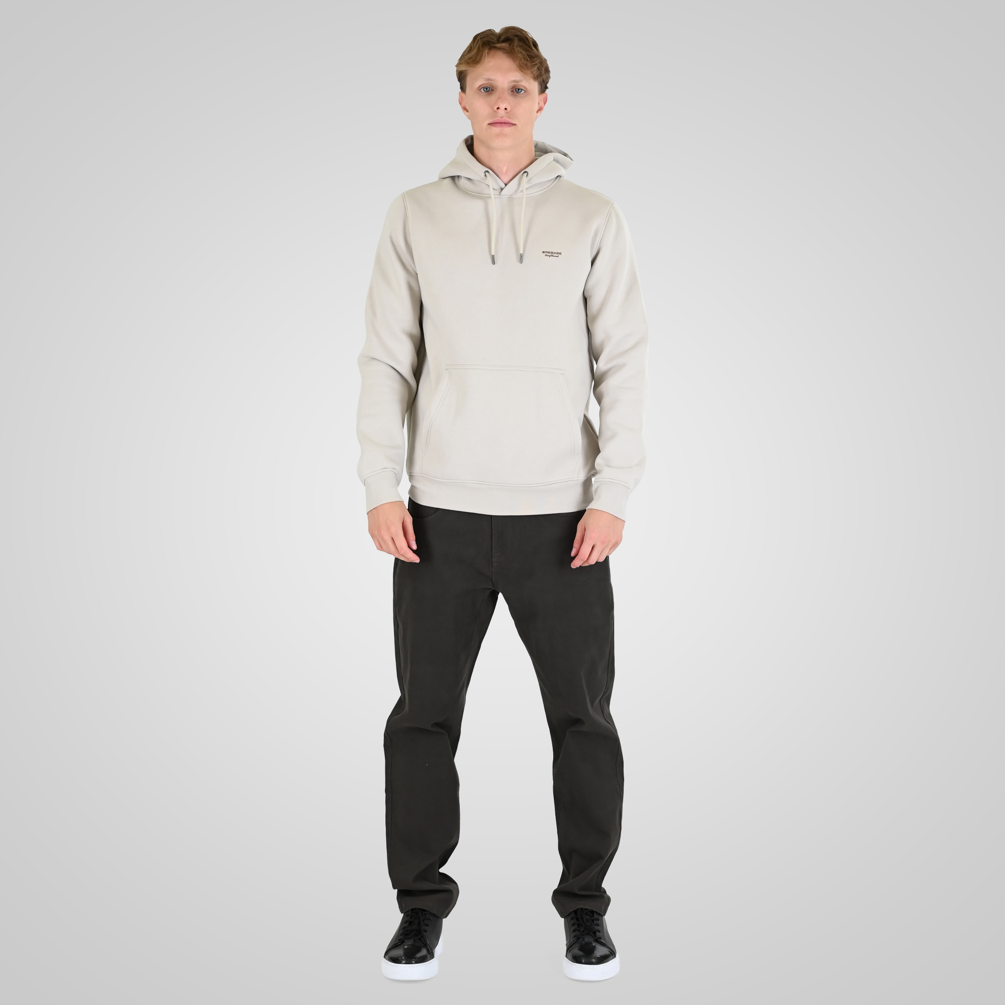 262RTOP-1100 HOODIE WITH HIGH DENSITY PRINT (BRUSHED FLEECE) ICE - Image 2