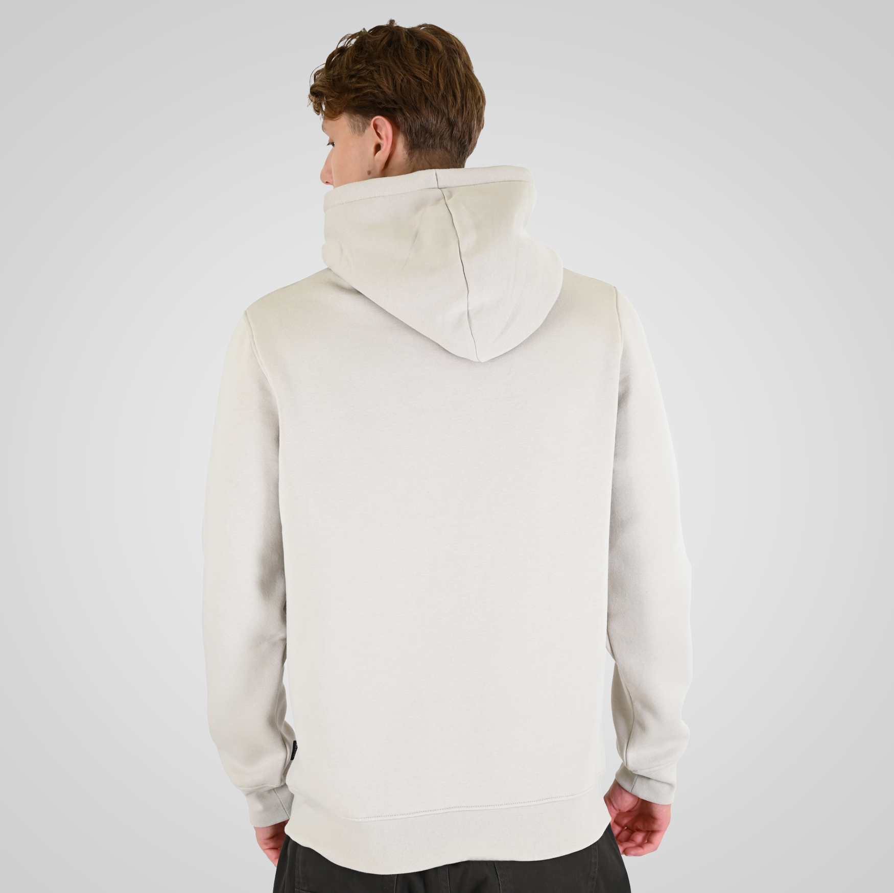 262RTOP-1100 HOODIE WITH HIGH DENSITY PRINT (BRUSHED FLEECE) ICE - Image 4