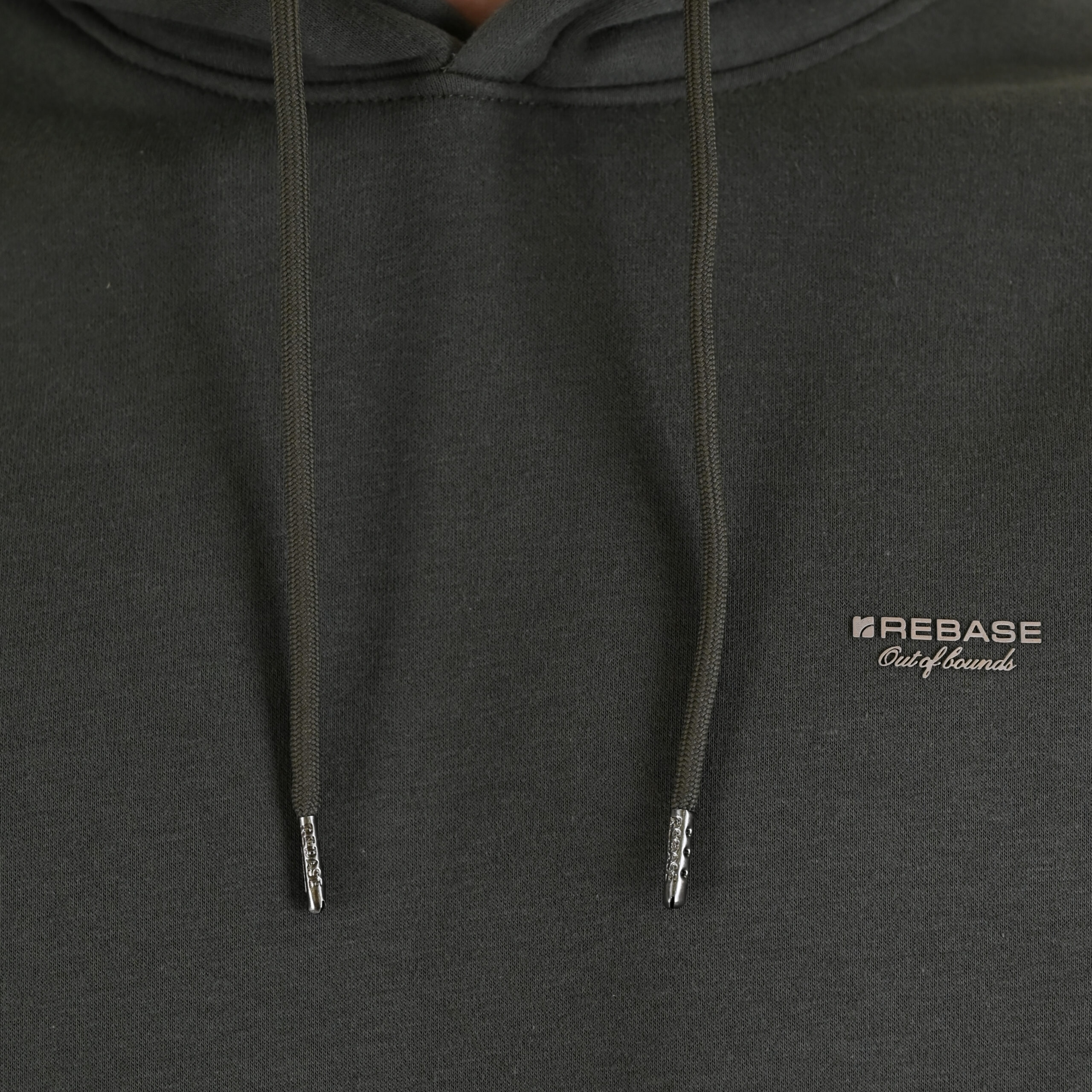 262RTOP-1100 HOODIE WITH HIGH DENSITY PRINT (BRUSHED FLEECE) KHAKI - Image 5