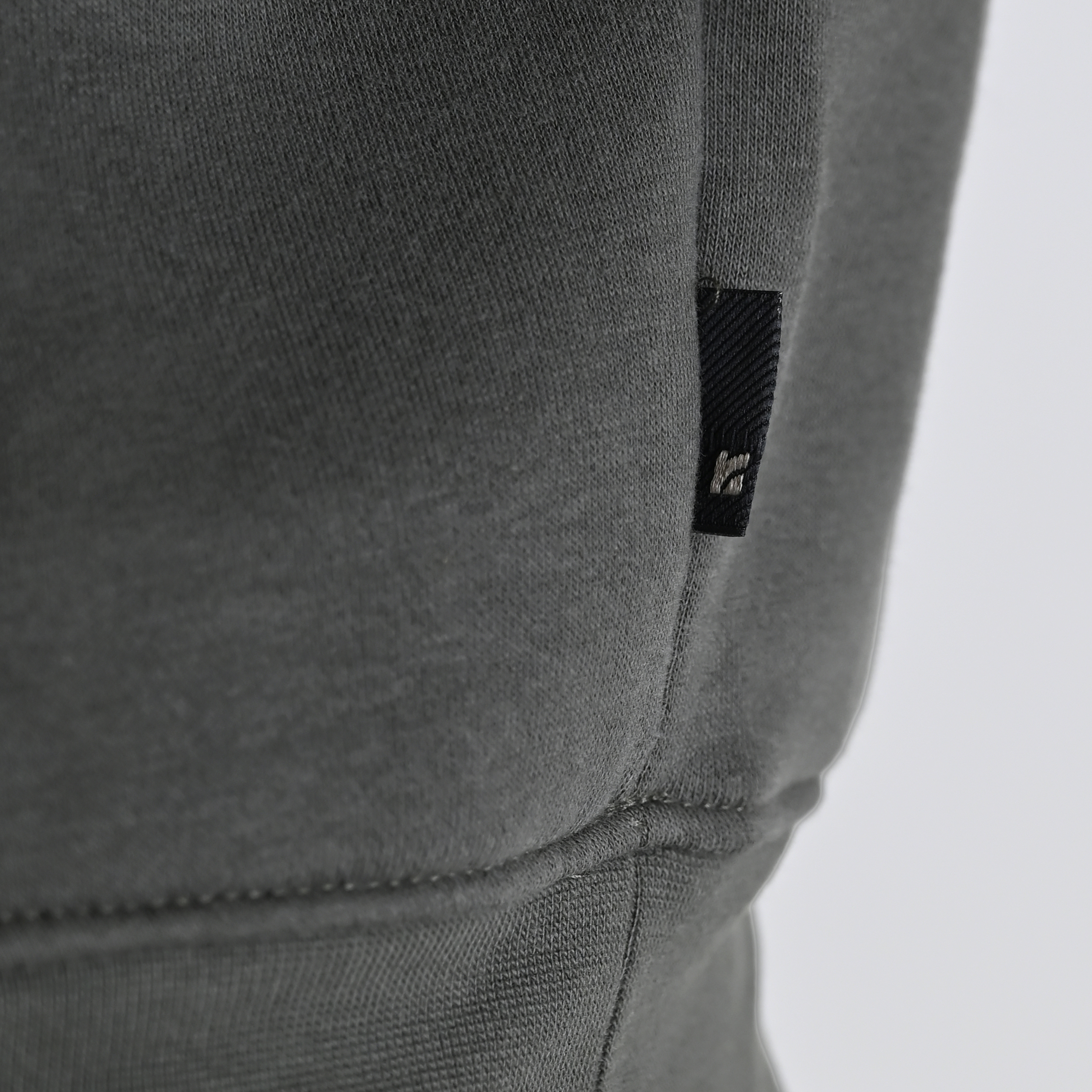 262RTOP-1100 HOODIE WITH HIGH DENSITY PRINT (BRUSHED FLEECE) KHAKI - Image 6