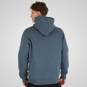 262RTOP-1102 HOODIE WITH HIGH DENSITY PRINT (BRUSHED FLEECE) STONE BLUE - Image 4