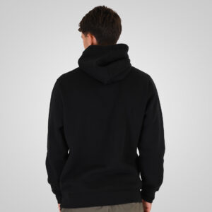 262RTOP-1105 HOODIE WITH 3D HIGH DENSITY PRINT (BRUSHED FLEECE) BLACK - Image 4