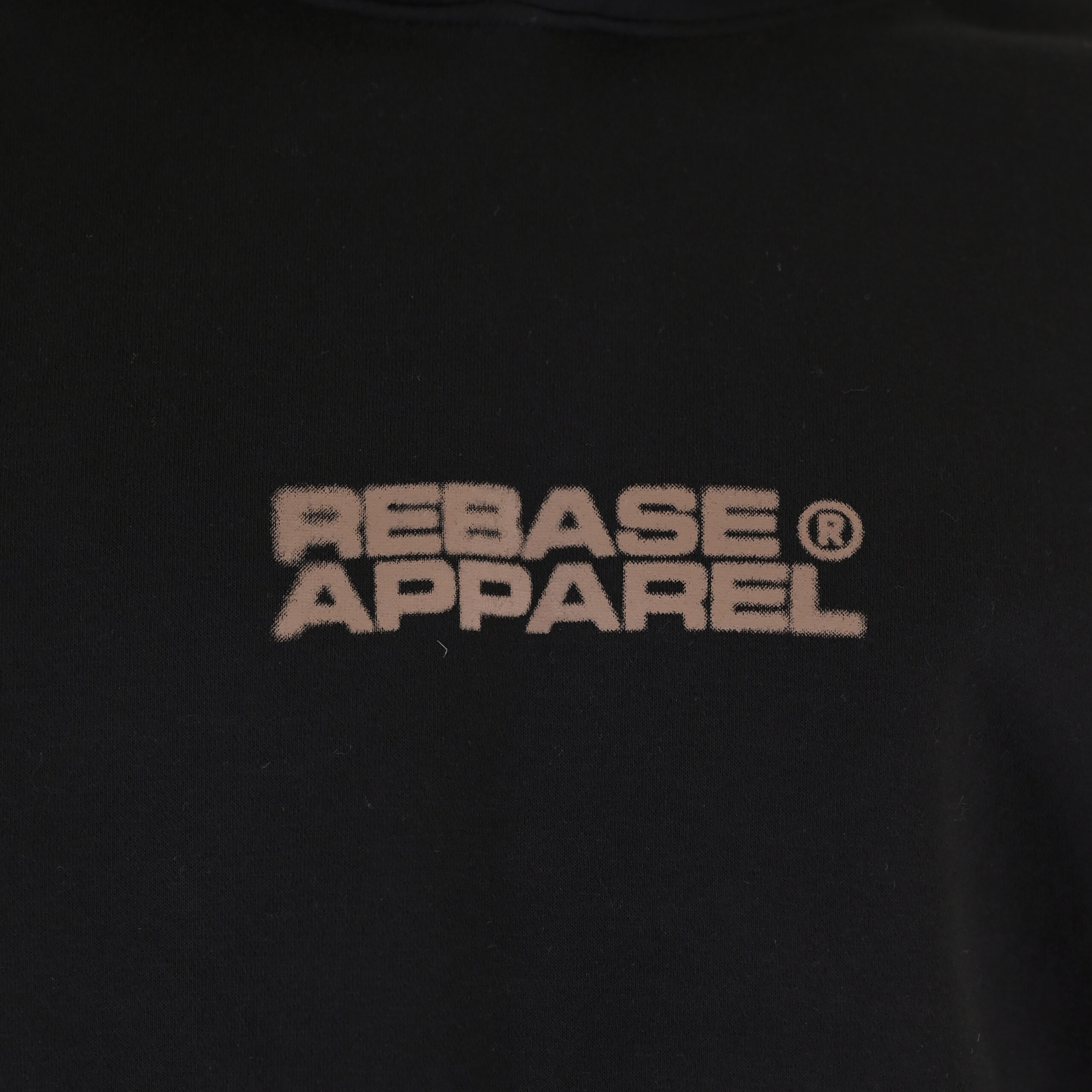 262RTOP-1105 HOODIE WITH 3D HIGH DENSITY PRINT (BRUSHED FLEECE) BLACK - Image 6