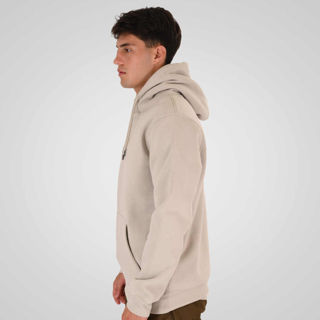 262RTOP-1105 HOODIE WITH 3D HIGH DENSITY PRINT (BRUSHED FLEECE) ICE