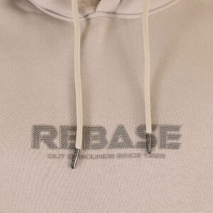 262RTOP-1105 HOODIE WITH 3D HIGH DENSITY PRINT (BRUSHED FLEECE) ICE - Image 5