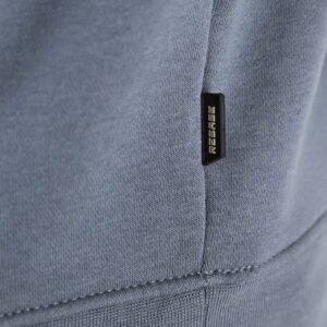 262RTOP-1105 HOODIE WITH 3D HIGH DENSITY PRINT (BRUSHED FLEECE) STONE BLUE - Image 6