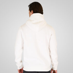 262RTOP-1106 HOODIE WITH MOTIF (BRUSHED FLEECE) OFF WHITE - Image 4