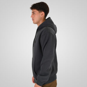 262RTOP-1110 HOODIE FRONT - BACK PRINTED WITH HIGH DENSITY PRINT (RELAXED FIT) (BRUSHED FLEECE) ANTHRACITE - Image 3
