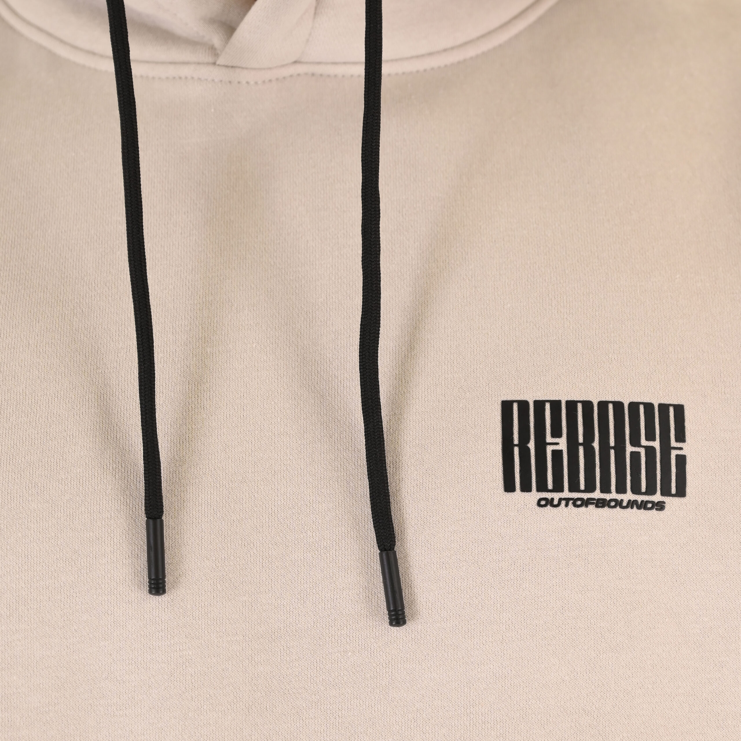 262RTOP-1110 HOODIE FRONT - BACK PRINTED WITH HIGH DENSITY PRINT (RELAXED FIT) (BRUSHED FLEECE) ICE - Image 5