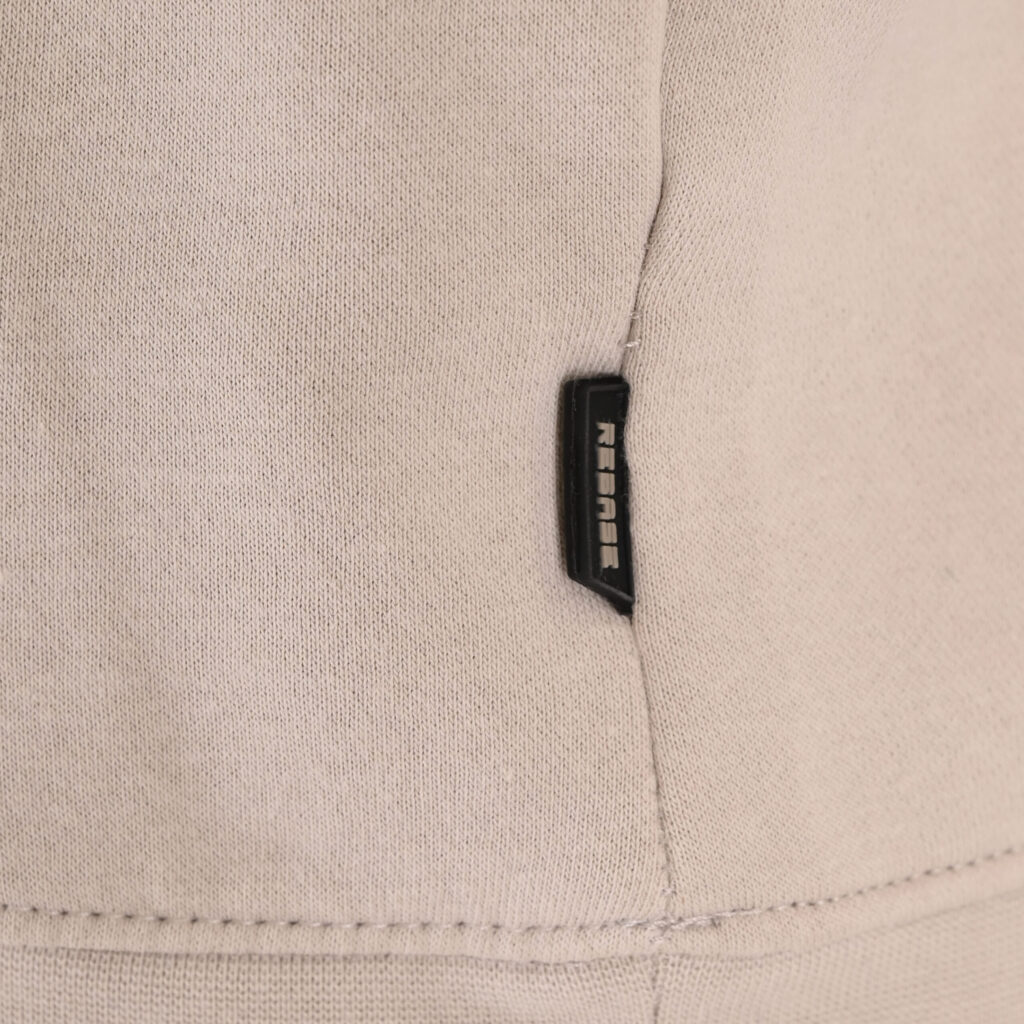 262RTOP-1110 HOODIE FRONT - BACK PRINTED WITH HIGH DENSITY PRINT (RELAXED FIT) (BRUSHED FLEECE) ICE