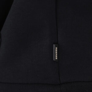 262RTOP-1111 HOODIE WITH HIGH DENSITY PRINT (INTERLOCK) BLACK - Image 6